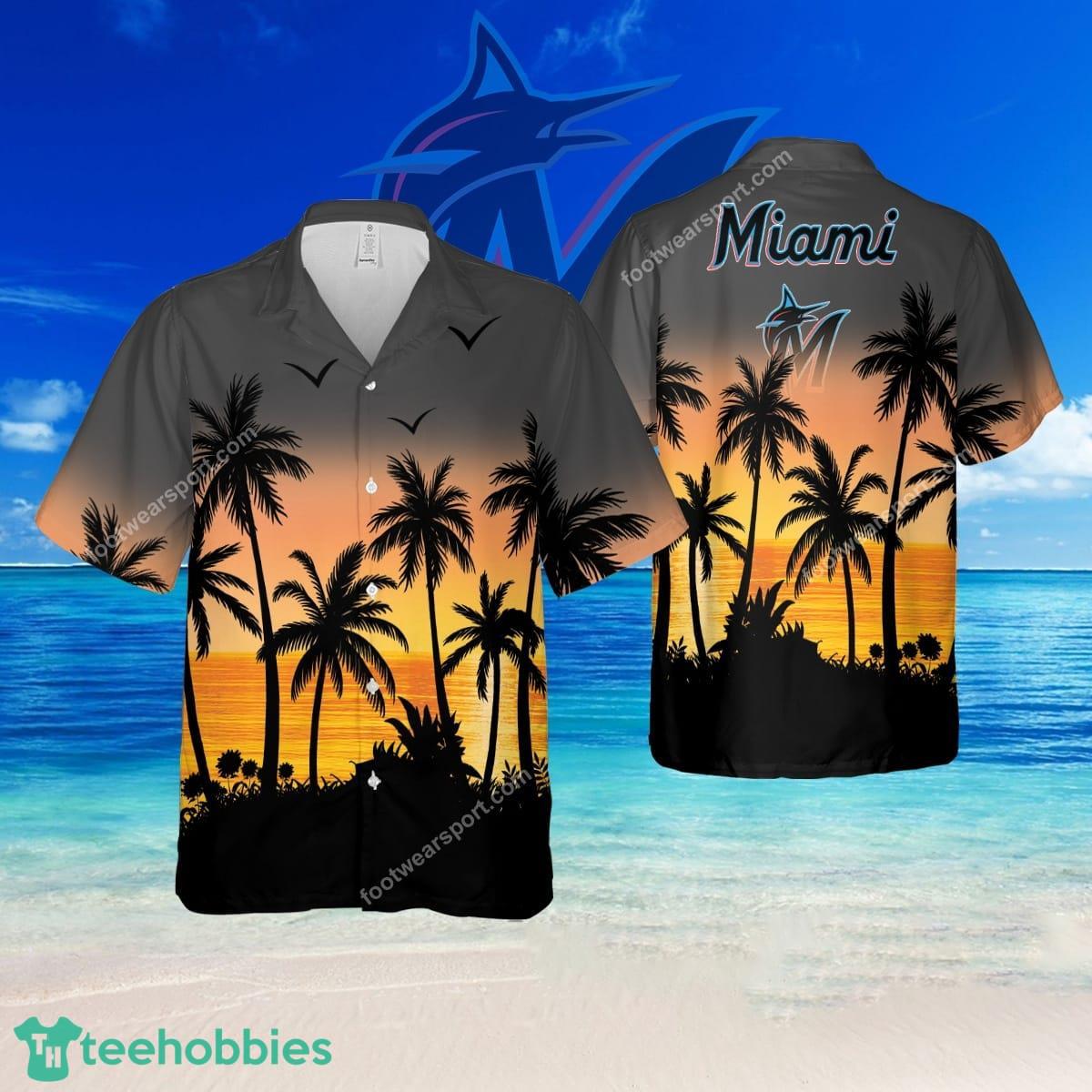 MLB Miami Marlins Hibiscus Brand New All Over Print Hawaiian Shirt For Men And Women - MLB Miami Marlins Hibiscus Brand New All Over Print Hawaiian Shirt For Men And Women