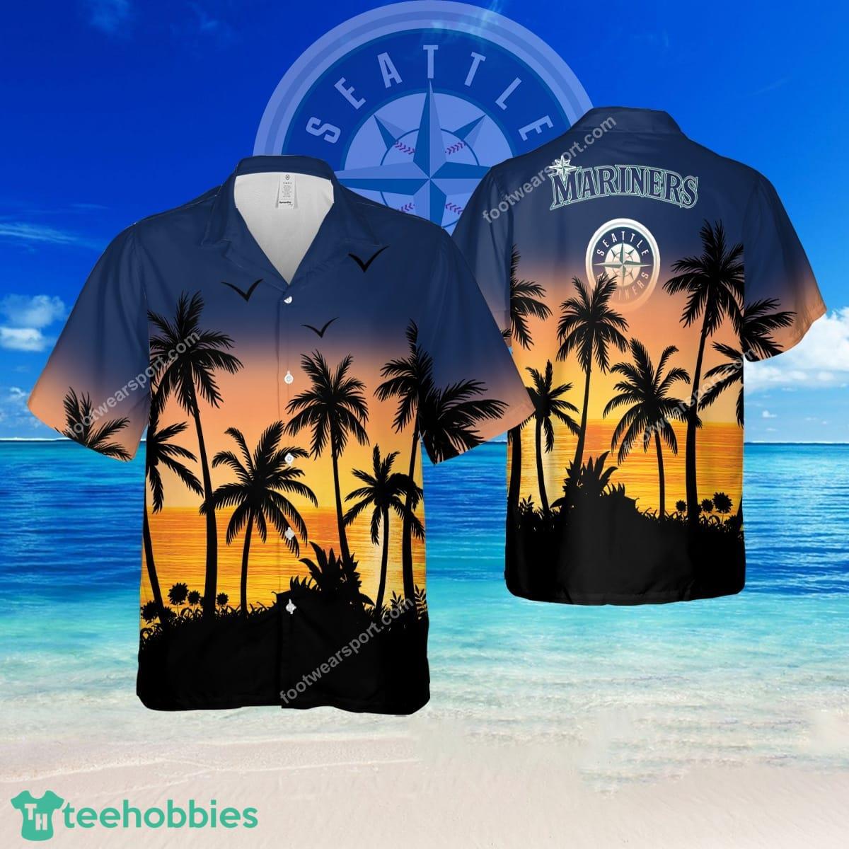 MLB Seattle Mariners Party Brand All Over Print Hawaiian Shirt For Summer - MLB Seattle Mariners Party Brand All Over Print Hawaiian Shirt For Summer
