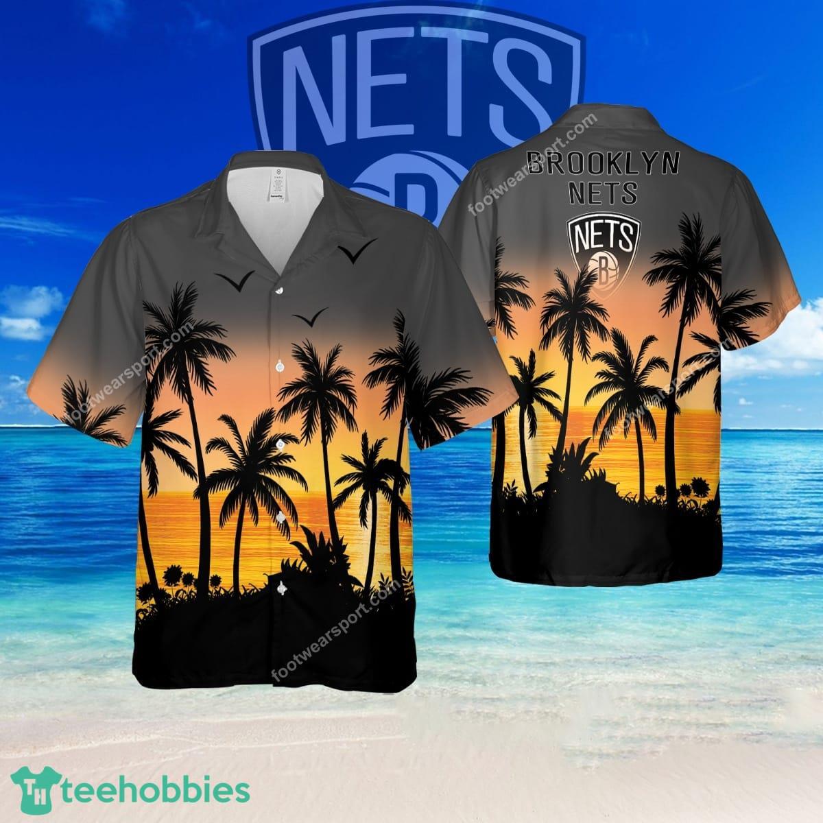 NBA Brooklyn Nets Vacation Brand New 3D Hawaiian Shirt For Summer - NBA Brooklyn Nets Vacation Brand New 3D Hawaiian Shirt For Summer