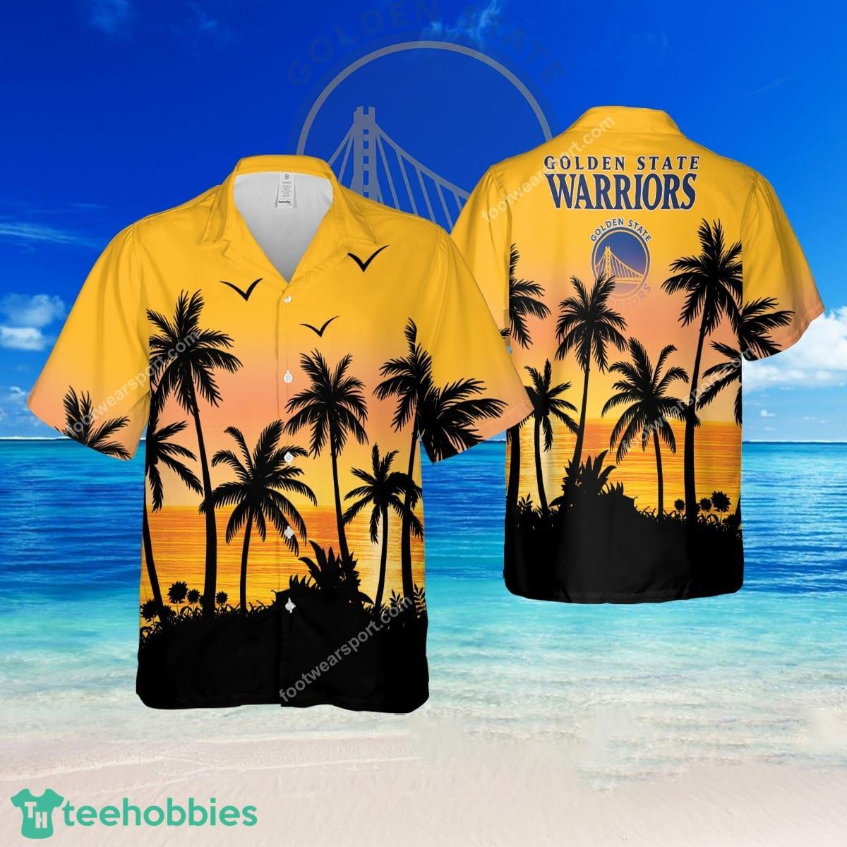 NBA Golden State Warriors Floral Brand All Over Print Hawaiian Shirt Gift For Fans - NBA Golden State Warriors Floral Brand All Over Print Hawaiian Shirt Gift For Fans