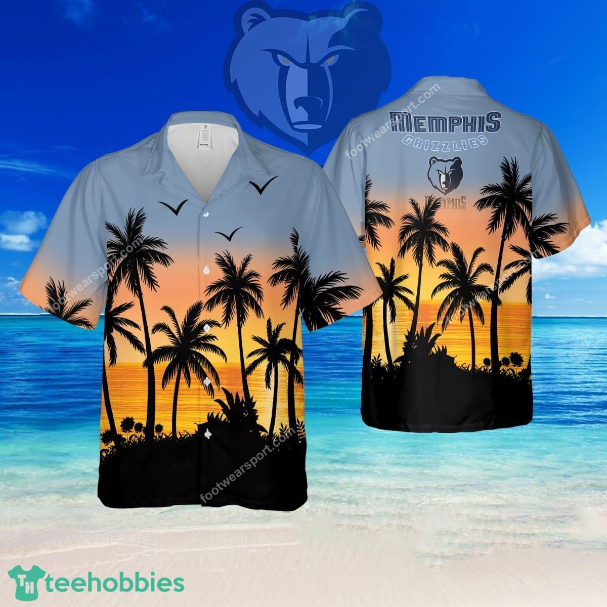 NBA Memphis Grizzlies Retro Brand New All Over Print Hawaiian Shirt For Summer - NBA Memphis Grizzlies Retro Brand New All Over Print Hawaiian Shirt For Summer