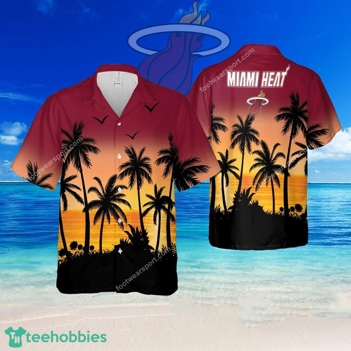 NBA Miami Heat Summer Brand Beach Hawaiian Shirt Men And Women Gift - NBA Miami Heat Summer Brand Beach Hawaiian Shirt Men And Women Gift