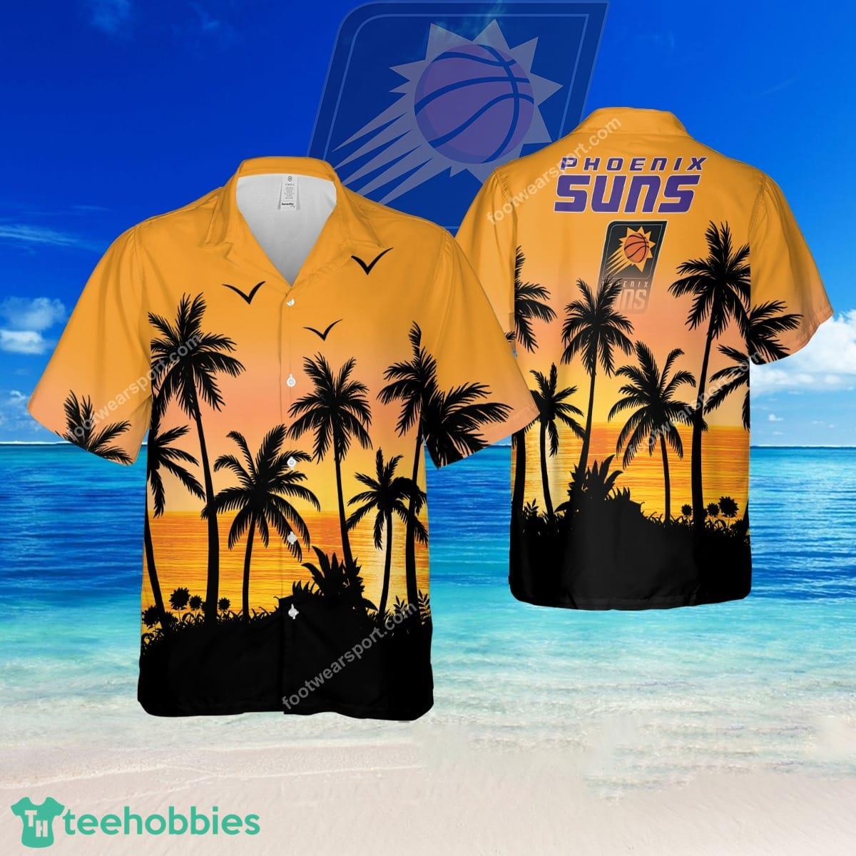 NBA Phoenix Suns Vibrant Brand New AOP Hawaiian Shirt Men And Women Gift - NBA Phoenix Suns Vibrant Brand New AOP Hawaiian Shirt Men And Women Gift