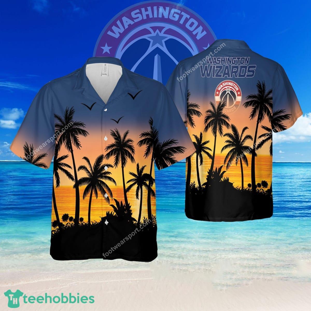 NBA Washington Wizards Authentic Brand New All Over Print Hawaiian Shirt Gift For Fans - NBA Washington Wizards Authentic Brand New All Over Print Hawaiian Shirt Gift For Fans