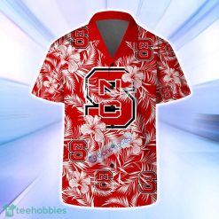 NC State Wolfpack NCAA Logo Beach Pattern Set Hawaiian Shirt & Short Product Photo 2