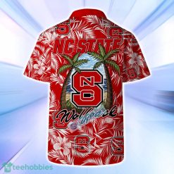 NC State Wolfpack NCAA Logo Beach Pattern Set Hawaiian Shirt & Short Product Photo 3