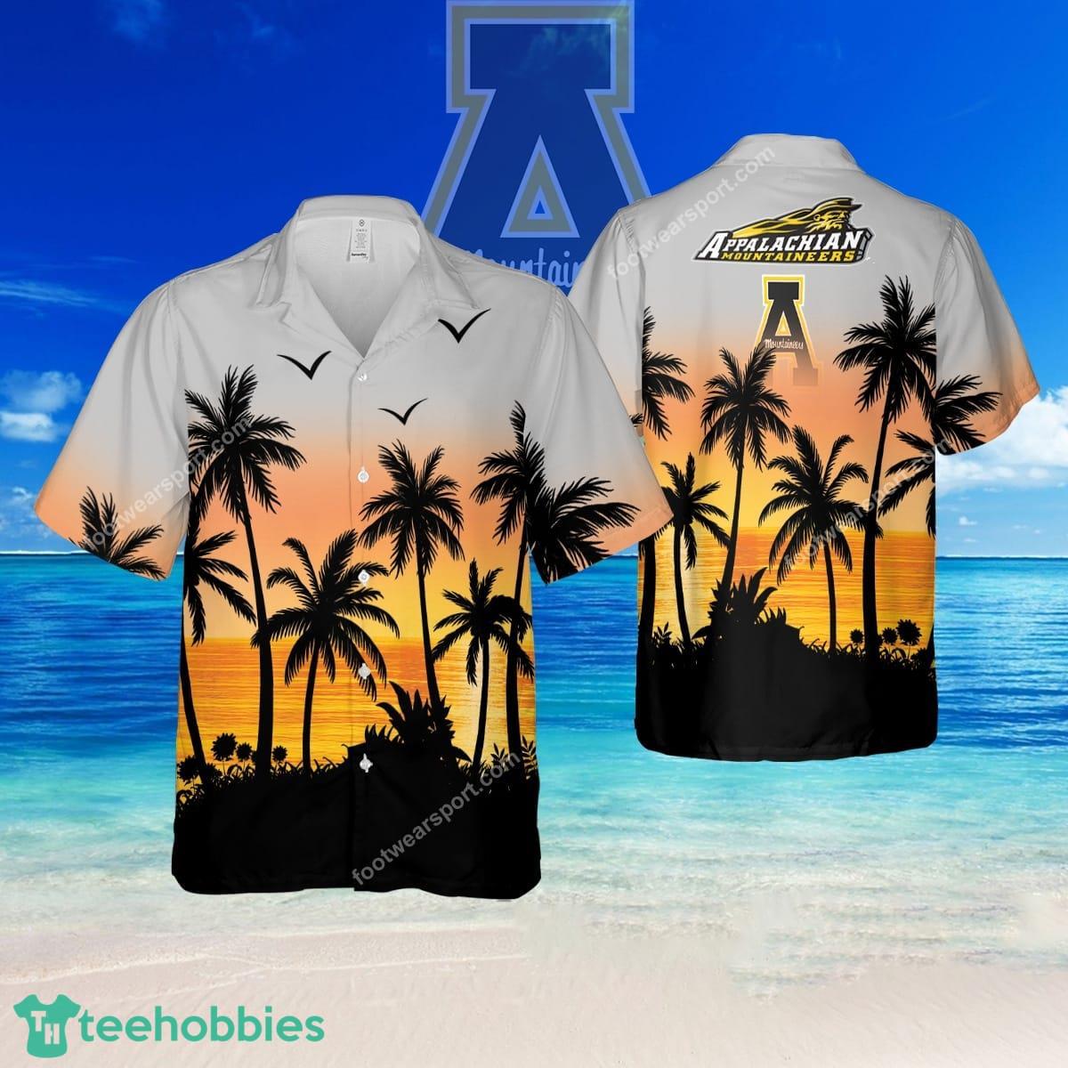NCAA Appalachian State Mountaineers Premium Brand AOP Hawaiian Shirt Gift For Fans - NCAA Appalachian State Mountaineers Premium Brand AOP Hawaiian Shirt Gift For Fans