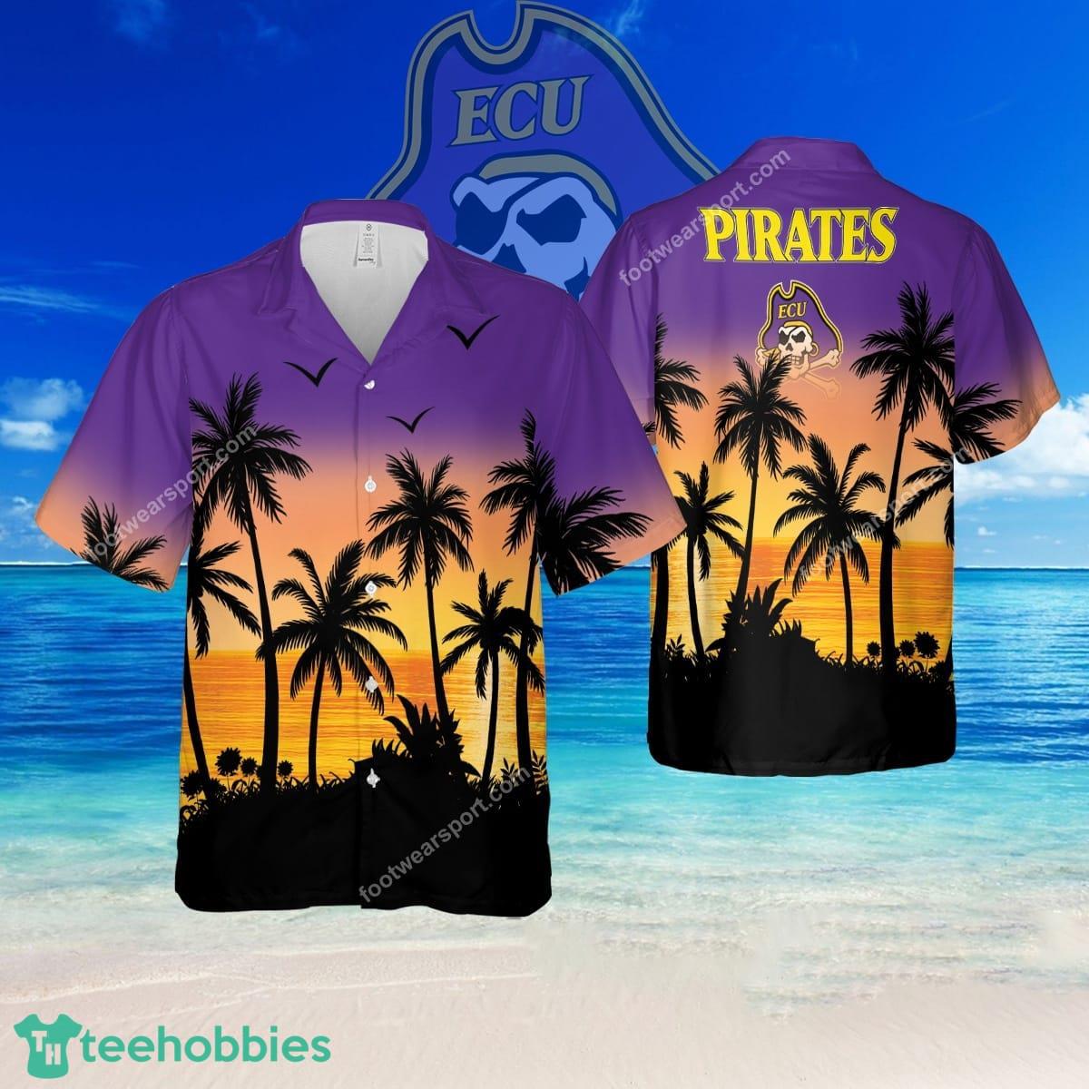 NCAA East Carolina Pirates Islander Brand 3D Hawaiian Shirt Gift For Fans - NCAA East Carolina Pirates Islander Brand 3D Hawaiian Shirt Gift For Fans