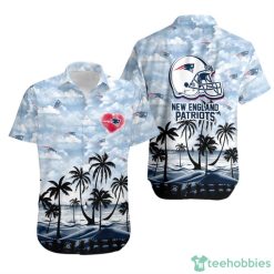 New England Patriots Coconut Palms Limited Edition Hawaii Shirt Summer Beach Shirt Product Photo 1