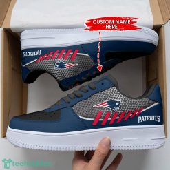 New England Patriots Custom Name Air Force Shoes Sport Running Sneakers Product Photo 2
