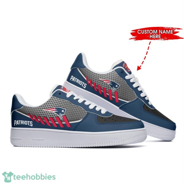 New England Patriots Custom Name Air Force Shoes Sport Running Sneakers Product Photo 4