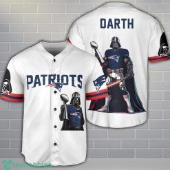 New England Patriots Darth Vader 3D Baseball Jersey Shirt Product Photo 1