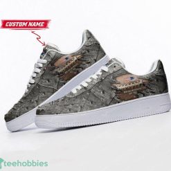 New England Patriots Personalized Name Sneakers Air Force Shoes Sport Fans Hoilday Gift Product Photo 2