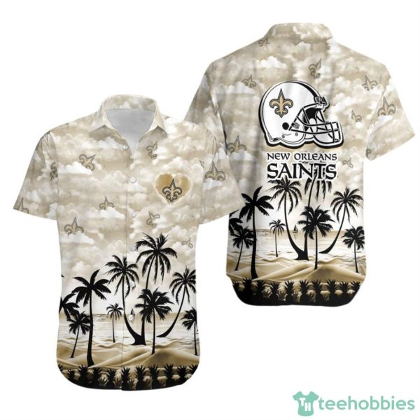 New Orleans Saints Coconut Palms Limited Edition Hawaii Shirt Summer Beach Shirt Product Photo 1
