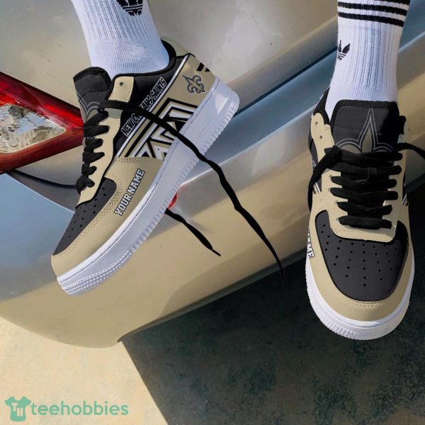 New Orleans Saints Custom Name Air Force Shoes Sport Running Sneakers Product Photo 4