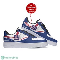 New York Giants Personalized Name Sneakers Air Force Shoes Sport Fans Dynamic Shoes Product Photo 4