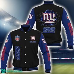 New York Giants Team 3D Printed Baseball Jacket Custom Name Sport Jacket Product Photo 1