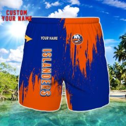New York Islanders 3D Shorts All printing Beach Shorts Custom Name For Fans Product Photo 1