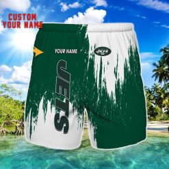New York Jets 3D Shorts All printing Beach Shorts Custom Name For Fans Product Photo 1