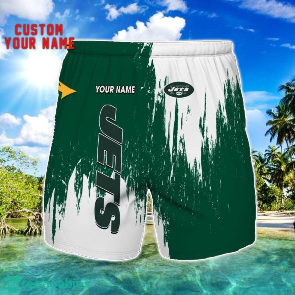 New York Jets 3D Shorts All printing Beach Shorts Custom Name For Fans Product Photo 1