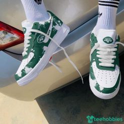 New York Jets Brush Pattern Air Force Shoes Men Women Sneakers AF1 Sneakers Product Photo 2