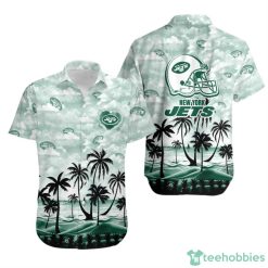 New York Jets Coconut Palms Limited Edition Hawaii Shirt Summer Beach Shirt Product Photo 1