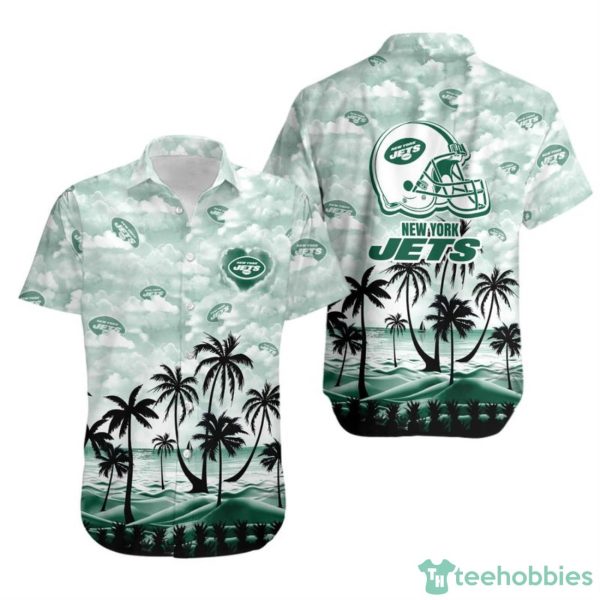 New York Jets Coconut Palms Limited Edition Hawaii Shirt Summer Beach Shirt Product Photo 1