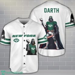 New York Jets Darth Vader 3D Baseball Jersey Shirt Product Photo 1