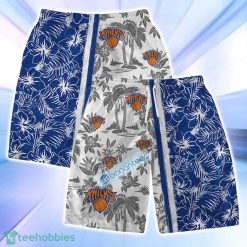 New York Knicks NBA Logo Hibiscus Mix Tree Pattern Set Hawaiian Shirt & Short image New York Knicks NBA Logo Hibiscus Mix Tree Pattern Set Hawaiian Shirt & Short Product Photo 4