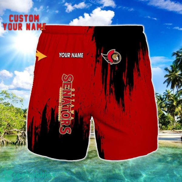 Ottawa Senators 3D Shorts All printing Beach Shorts Custom Name For Fans Product Photo 1