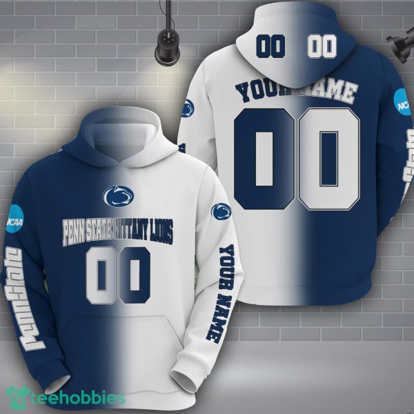 Penn State Nittany Lions 3D Hoodie Custom Name Number Unisex Football Team Hoodie Product Photo 2