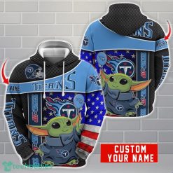 Personalized NFL Tennessee Titans Hoodie Baby Yoda Cute 3D Hoodie Men And Women Gift Product Photo 1