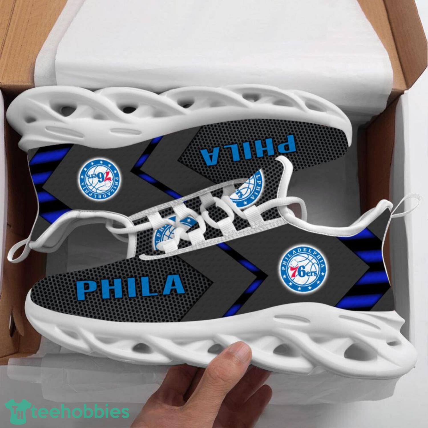 Philadelphia 76ers Team Sneakers Limited Max Soul Shoes Running Gift Shoes image Philadelphia 76ers Team Sneakers Limited Max Soul Shoes Running Gift Shoes Product Photo 2