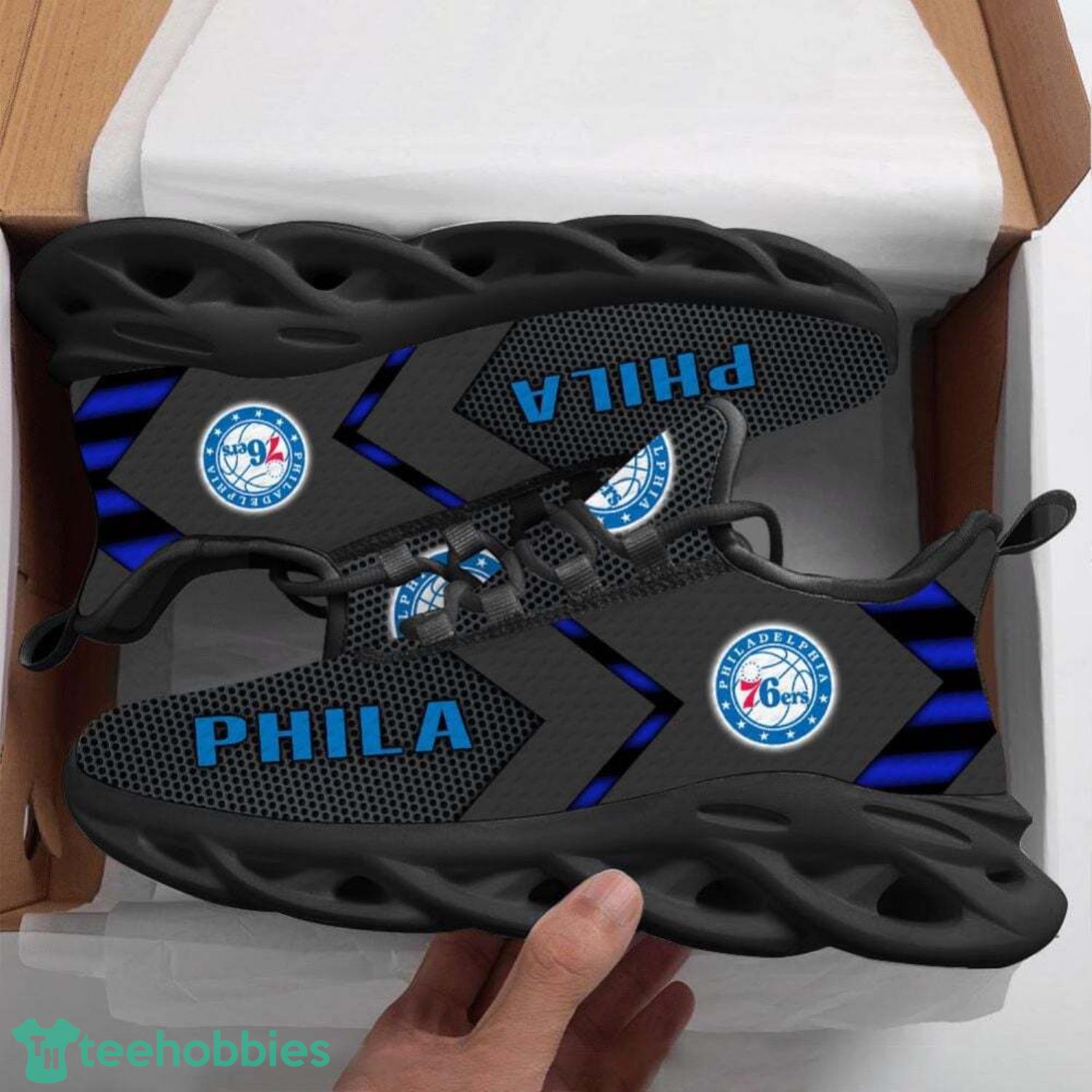 Philadelphia 76ers Team Sneakers Limited Max Soul Shoes Running Gift Shoes image Philadelphia 76ers Team Sneakers Limited Max Soul Shoes Running Gift Shoes Product Photo 1