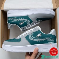 Philadelphia Eagles AF1 Sneakers Sport Shoes Air Force Shoes Personalized Name For Fans Product Photo 2