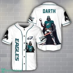 Philadelphia Eagles Darth Vader 3D Baseball Jersey Shirt Product Photo 1