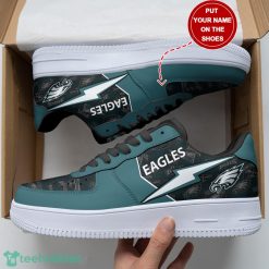Philadelphia Eagles Personalized Name Sneakers Air Force Shoes Sport Fans Hoilday Gift Product Photo 2