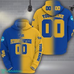 Pittsburgh Panthers 3D Hoodie Custom Name Number Unisex Football Team Hoodie Product Photo 2