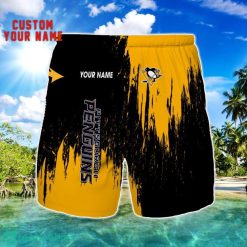 Pittsburgh Penguins 3D Shorts All printing Beach Shorts Custom Name For Fans Product Photo 1