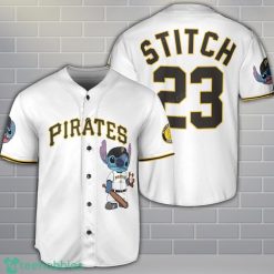 Pittsburgh Pirates Lilo And Stitch Baseball Jersey Shirt Custom Name Number Team Gift Product Photo 1
