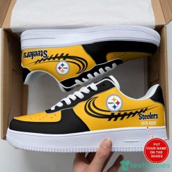 Pittsburgh Steelers AF1 Sneakers Sport Shoes Air Force Shoes Personalized Name For Fans Product Photo 2
