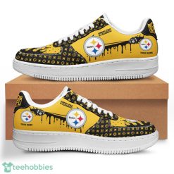 Pittsburgh Steelers Custom Name Shoes Air Force 1 Shoes Sport Team Sneakers Product Photo 1