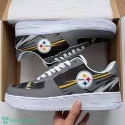 Pittsburgh Steelers Grey Air Force 1 Shoes Sport Sneakers Men Women Shoes Product Photo 2