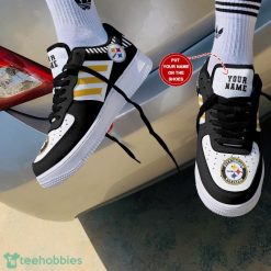 Pittsburgh Steelers Personalized Name Sneakers Air Force Shoes Sport Shoes Gift Product Photo 1