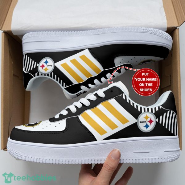 Pittsburgh Steelers Personalized Name Sneakers Air Force Shoes Sport Shoes Gift Product Photo 4