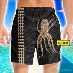 Polynesian Octopus 3D Beach Shorts For Men Gift Summer Gift Product Photo 2