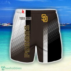 San Diego Padres Beach Shorts For Sport Fans Team Summer Gift Custom Name Product Photo 1