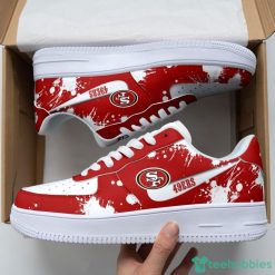San Francisco 49ers Brush Pattern Air Force Shoes Men Women Sneakers AF1 Sneakers Product Photo 1