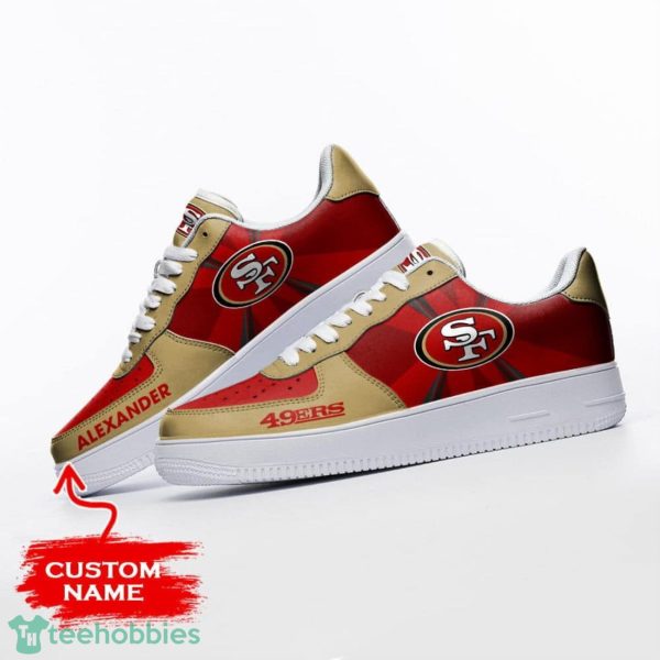 San Francisco 49ers Custom Air Force 1 Sneakers Team Shoes Men And Women Sneakers Product Photo 3