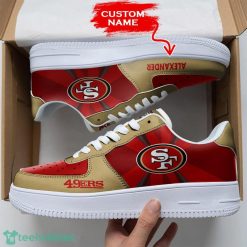 San Francisco 49ers Custom Air Force 1 Sneakers Team Shoes Men And Women Sneakers Product Photo 1